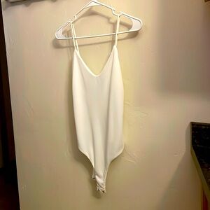 White v neck onesie tanktop